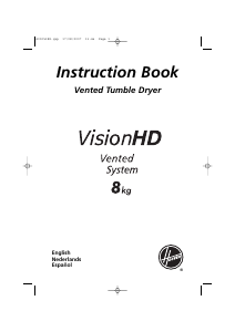 Manual Hoover VHV 780X-14S Dryer