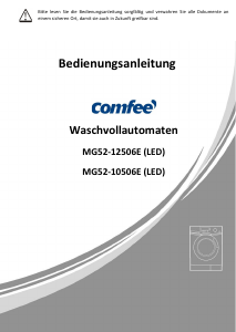 Bedienungsanleitung Comfee MG52-10506E Waschmaschine
