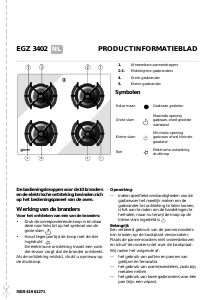 Handleiding Bauknecht EGZ 3402 SW Kookplaat