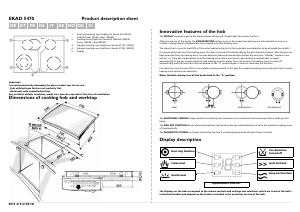 Handleiding Bauknecht EKAD 5470 IN Kookplaat