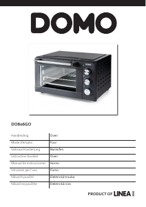 Manuale Domo DO806GO Forno