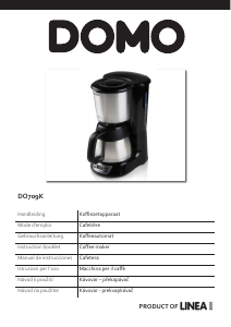 Handleiding Domo DO709K Koffiezetapparaat