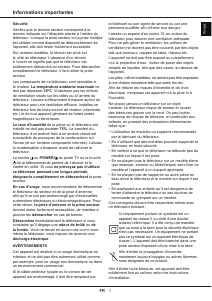 Mode d’emploi Thomson 28HD3206 Téléviseur LCD