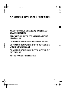 Mode d’emploi Ignis ADL 334/1 IX Lave-vaisselle
