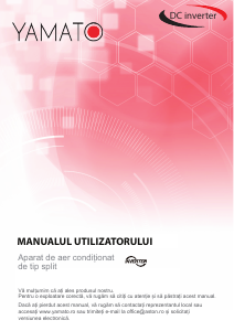 Manual Yamato YW24IG Aer condiționat