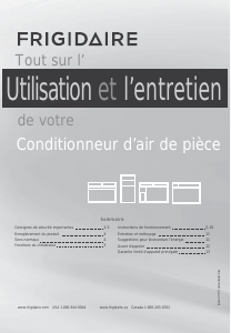 Mode d’emploi Frigidaire FFTH142WA2 Climatiseur