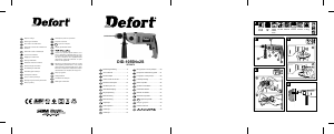 Руководство Defort DID-1055Nx2S Ударная дрель