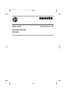 Bruksanvisning Hoover HW160MUK Kombinerad tvätt-tork