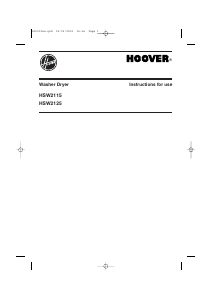 Bruksanvisning Hoover HSW2125M-80 Kombinerad tvätt-tork