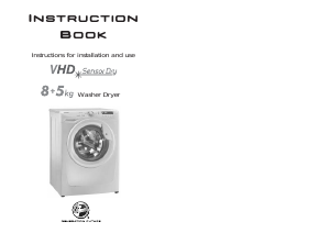 Manual Hoover VH W856D-80 Washer-Dryer