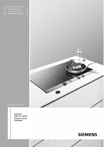 Mode d’emploi Siemens ET675MN11D Table de cuisson