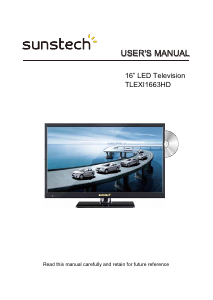 Bruksanvisning Sunstech TLEXI1663HD LED TV