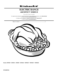 Manual KitchenAid KESS907SWW Architect Range