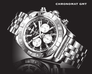 Manual Breitling Chronomat GMT Relógio de pulso