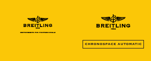 Manual Breitling Chronospace Automatic Relógio de pulso