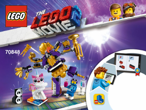 Handleiding Lego set 70848 Movie Zusterstelsel feestteam