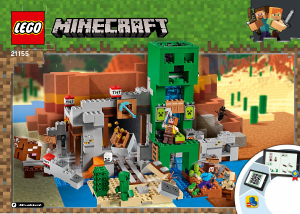 Bruksanvisning Lego set 21155 Minecraft Creeper gruvan