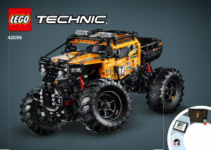 Bruksanvisning Lego set 42099 Technic Extrem 4X4 terrängbil