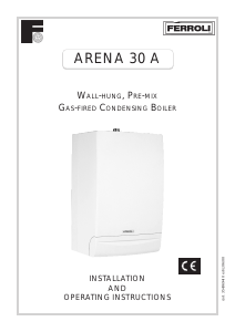 Bruksanvisning Ferroli Arena 30 A Gaspanna