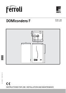 Bruksanvisning Ferroli DOMIcondens F 28 Gaspanna