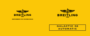 Manual Breitling Galactic 36 Automatic Relógio de pulso