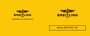 Manual Breitling Galactic 41 Relógio de pulso