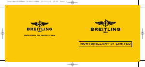 Manual Breitling Montbrillant 01 Limited Relógio de pulso