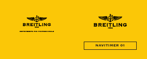 Manual Breitling Navitimer 01 Relógio de pulso