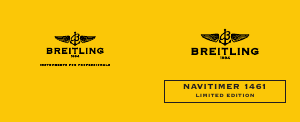 Manual Breitling Navitimer 1461 Relógio de pulso