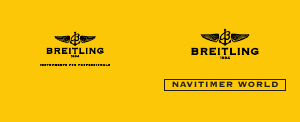 Manuale Breitling Navitimer World Orologio da polso