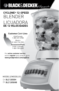 Manual de uso Black and Decker BLC12650HB Batidora