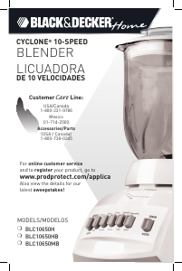Manual Black and Decker BLC10650H Blender