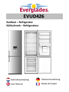 Handleiding Everglades EVUD426 Koel-vries combinatie