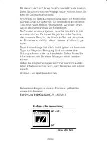 Bedienungsanleitung Siemens HE48E25 Herd
