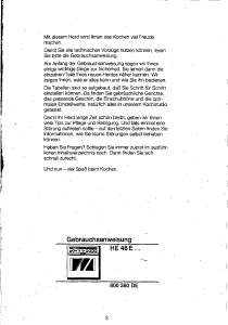 Bedienungsanleitung Siemens HE48E50 Herd
