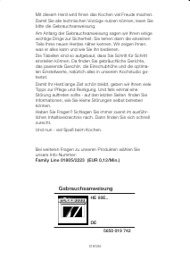 Bedienungsanleitung Siemens HE89E65 Herd