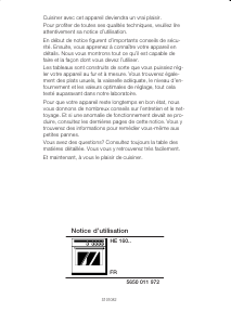 Mode d’emploi Siemens HE16065 Cuisinière