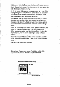 Bedienungsanleitung Siemens HE42054 Herd