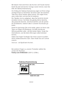 Bedienungsanleitung Siemens HK28025 Herd