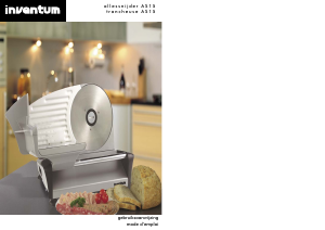 Handleiding Inventum AS15 Snijmachine