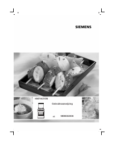 Handleiding Siemens HM744215N Fornuis