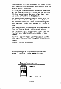 Bedienungsanleitung Siemens HN18023 Herd
