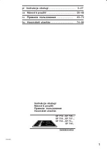 Руководство Siemens EF725501 Варочная поверхность