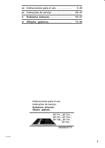 Руководство Siemens EF731501 Варочная поверхность