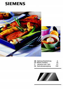 Mode d’emploi Siemens EH775001E Table de cuisson