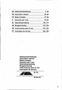 Handleiding Siemens EI73251 Kookplaat