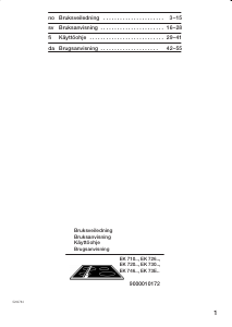 Käyttöohje Siemens EK73E501 Keittotaso