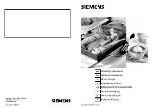 Kullanım kılavuzu Siemens ER17153EU Ocak