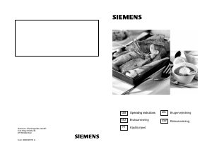 Brugsanvisning Siemens ER511502P Kogesektion