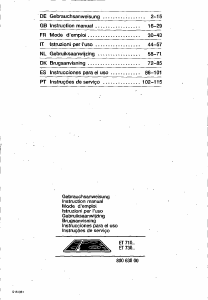 Manuale Siemens ET71024 Piano cottura